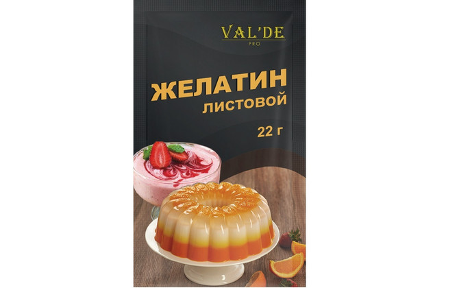 Желатин листовой 