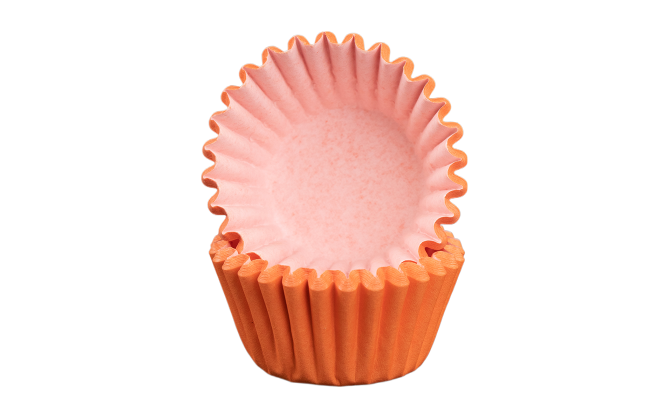 Капсулы бумажные для конфет Оранжевые 2,5х1,8см, 1000шт | Кремико