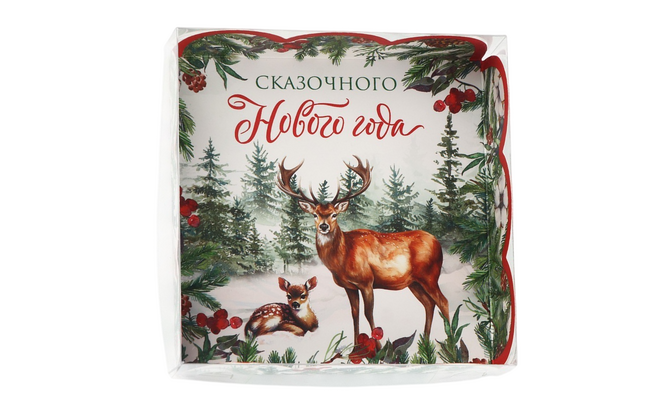 Коробка с пластиковой крышкой 