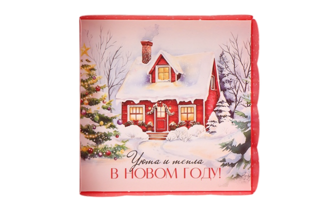 Коробка с пластиковой крышкой 