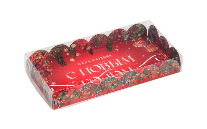 Коробка с пластиковой крышкой 